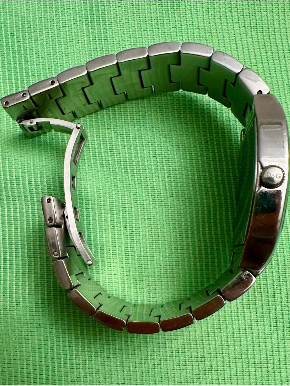 D&G Dual-Time Stainless Steel Watch - Silver